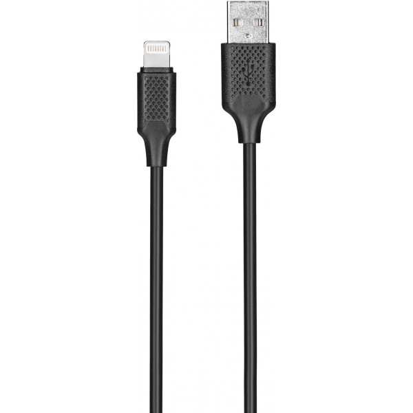 Кабель KIT USB 2.0 to Lightning 1 м Black (KITS-W-003) - фото 2