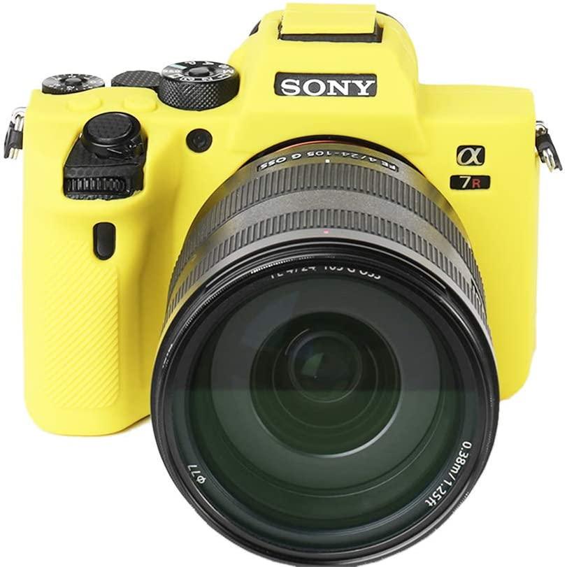 Чехол защитный силиконовый для фотоаппаратов Sony A7R IV A9 II Желтый