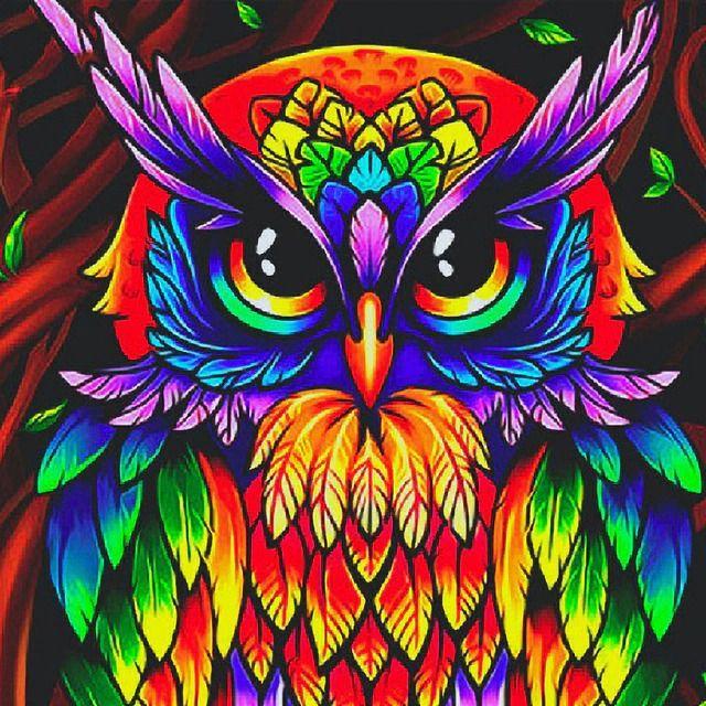 Алмазная мозаика Wellamart Сова 30х30 см (75710001)