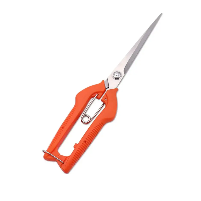 Секатор для обрізання квітів та овочів HAO NONG FU з прогумованими ручками (2554217205)