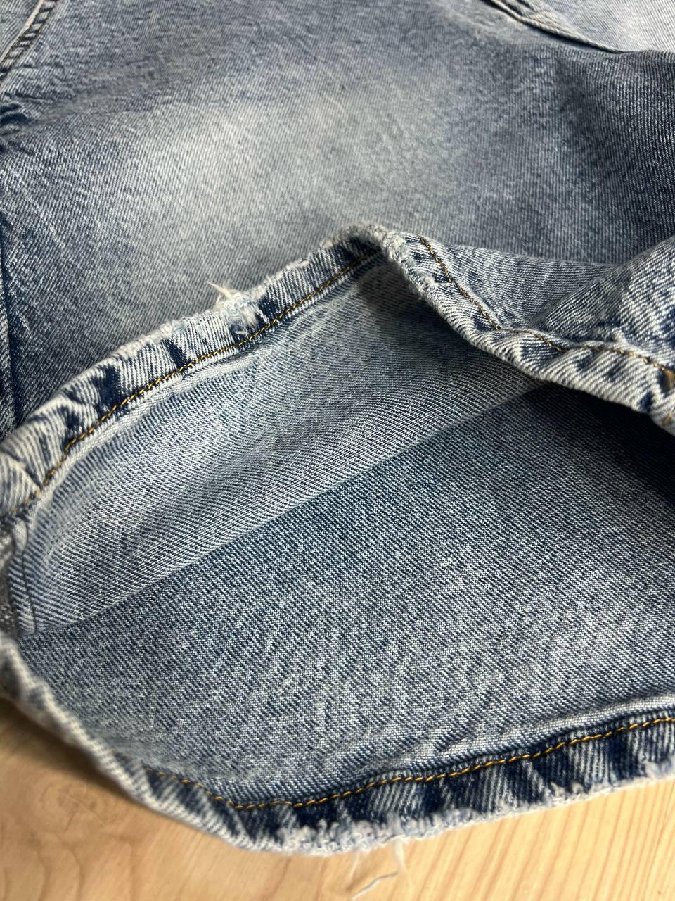 Шорты женские джинсовые G'she 601 бермуды косые карманы свободный крой средняя длина р. 27 Светло-синий (3972) - фото 4 Шорты женские джинсовые G'she 601 бермуды косые карманы свободный крой средняя длина р. 27 Светло-синий (3972) - фото 4