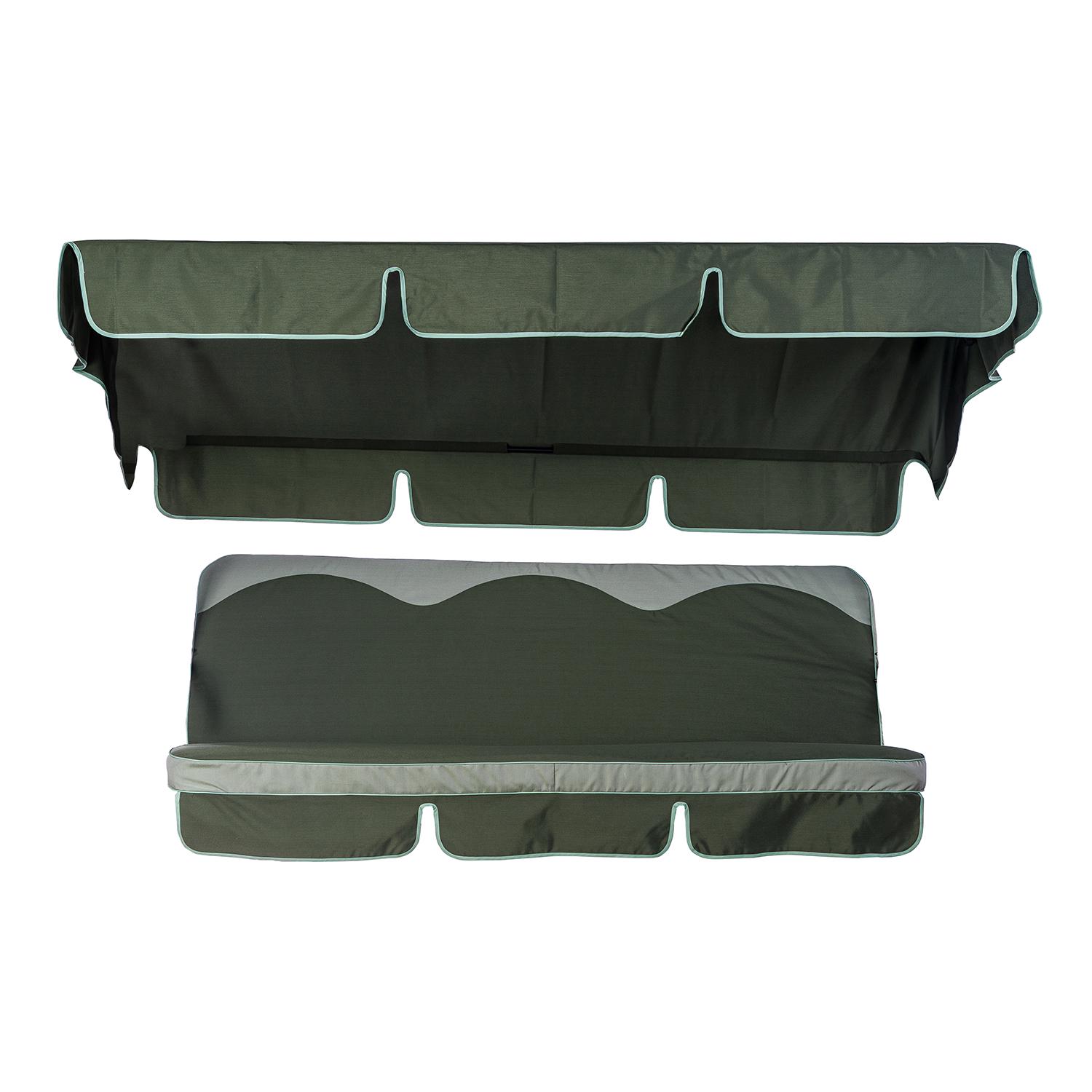 Комплект к качелям Ost-Fran WAVE ткань тексилк 2497 170x110x7 см/крыша 120x200 см (4336)