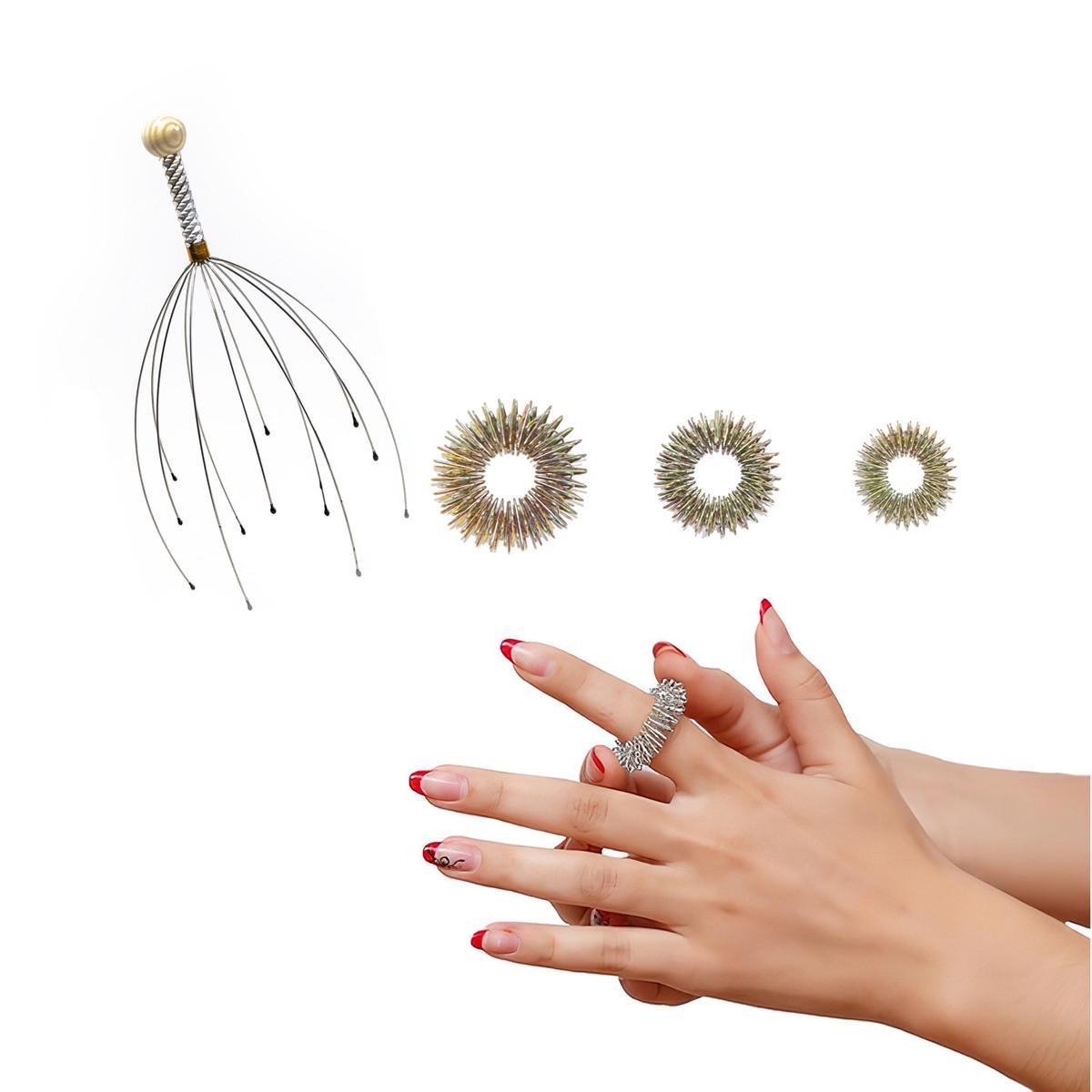 Набор Су-джок/Муравушка для головы 4 шт. (3000091-TOP-2) - фото 6 Набор Су-джок/Муравушка для головы 4 шт. (3000091-TOP-2) - фото 6