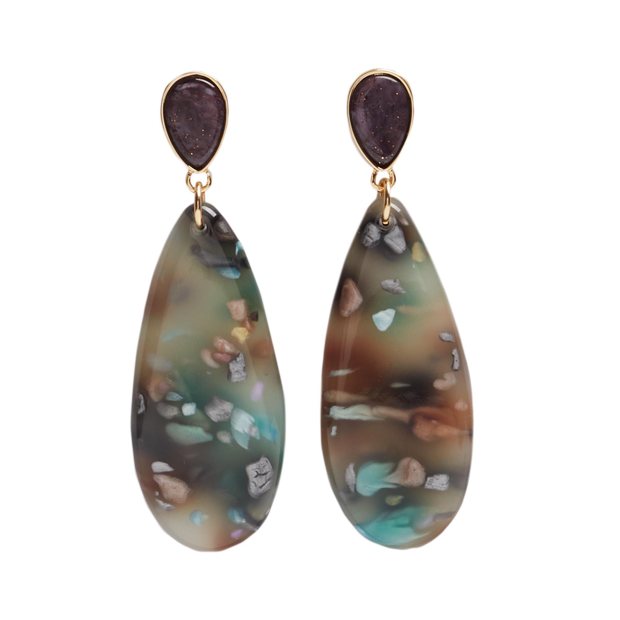 Женские серьги Parfois 194063 ONE Коричневый