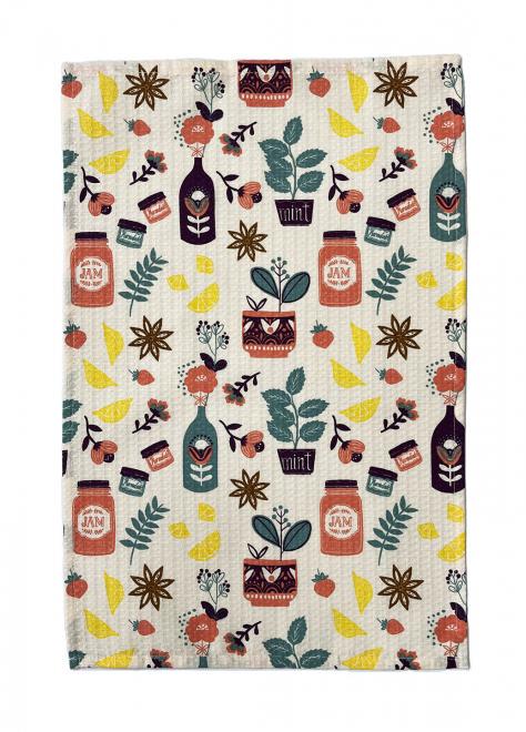 Кухонний рушник вафельний Смаколики 34х50 см (32061)