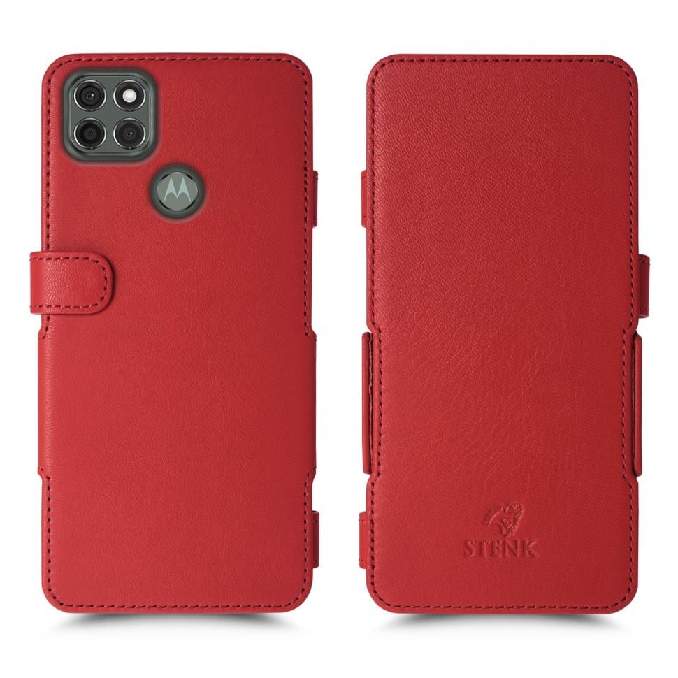 Чехол книжка Stenk Prime для Motorola G9 Power Красный (68109)