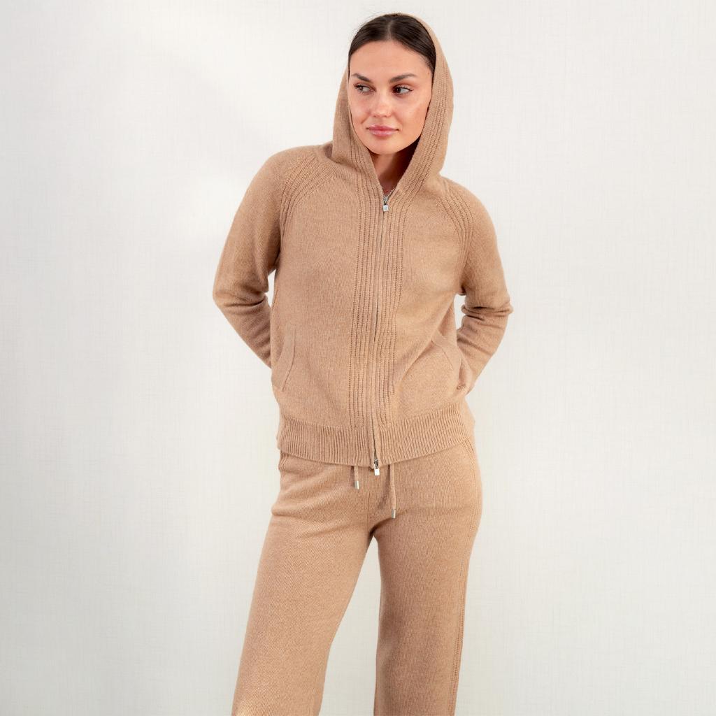 Костюм кашеміровий жіночий повсякденний Loro Piana M Бежевий (2797308192) - фото 2 Костюм кашеміровий жіночий повсякденний Loro Piana M Бежевий (2797308192) - фото 2