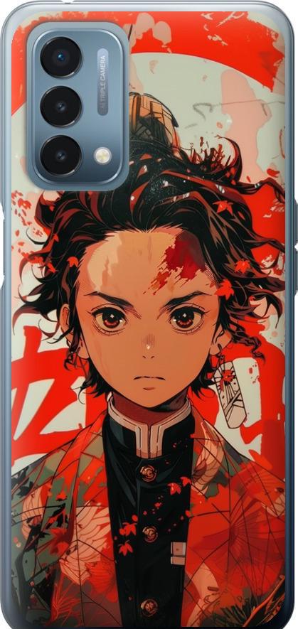 Чехол на OnePlus Nord N200 Тандзиро Камадо (6131u-2384-42517)