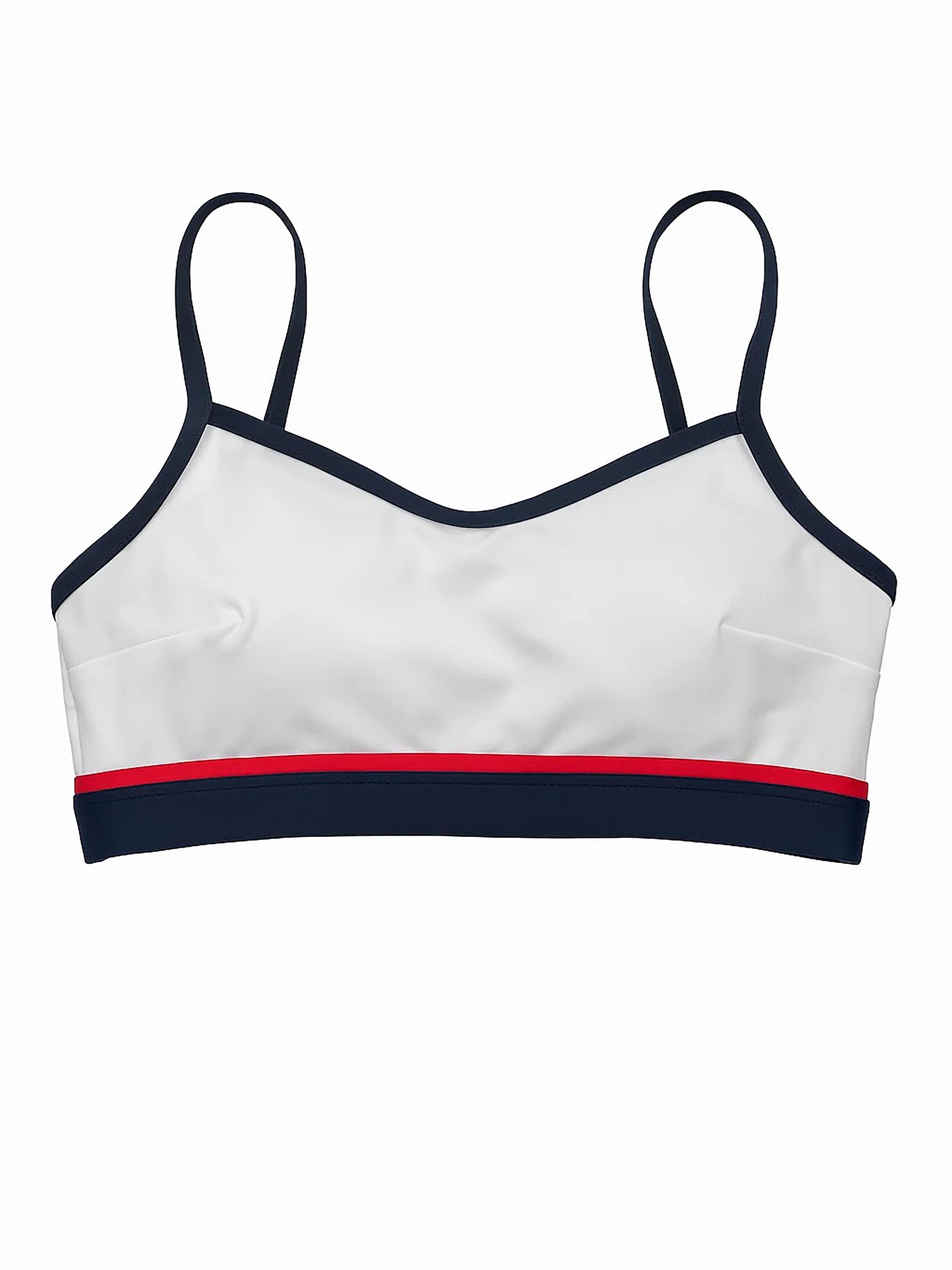 Ліф купальний H&M р. 44 Синьо-білий (X704811907)