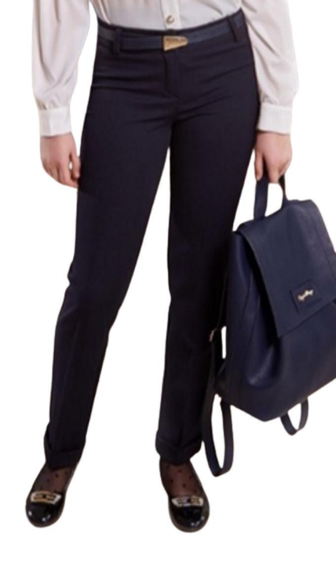 Брюки шкільні для дівчинки Suzie ІЛАНА 02 меморі cotton 122 см Синій (428501_122) - фото 2