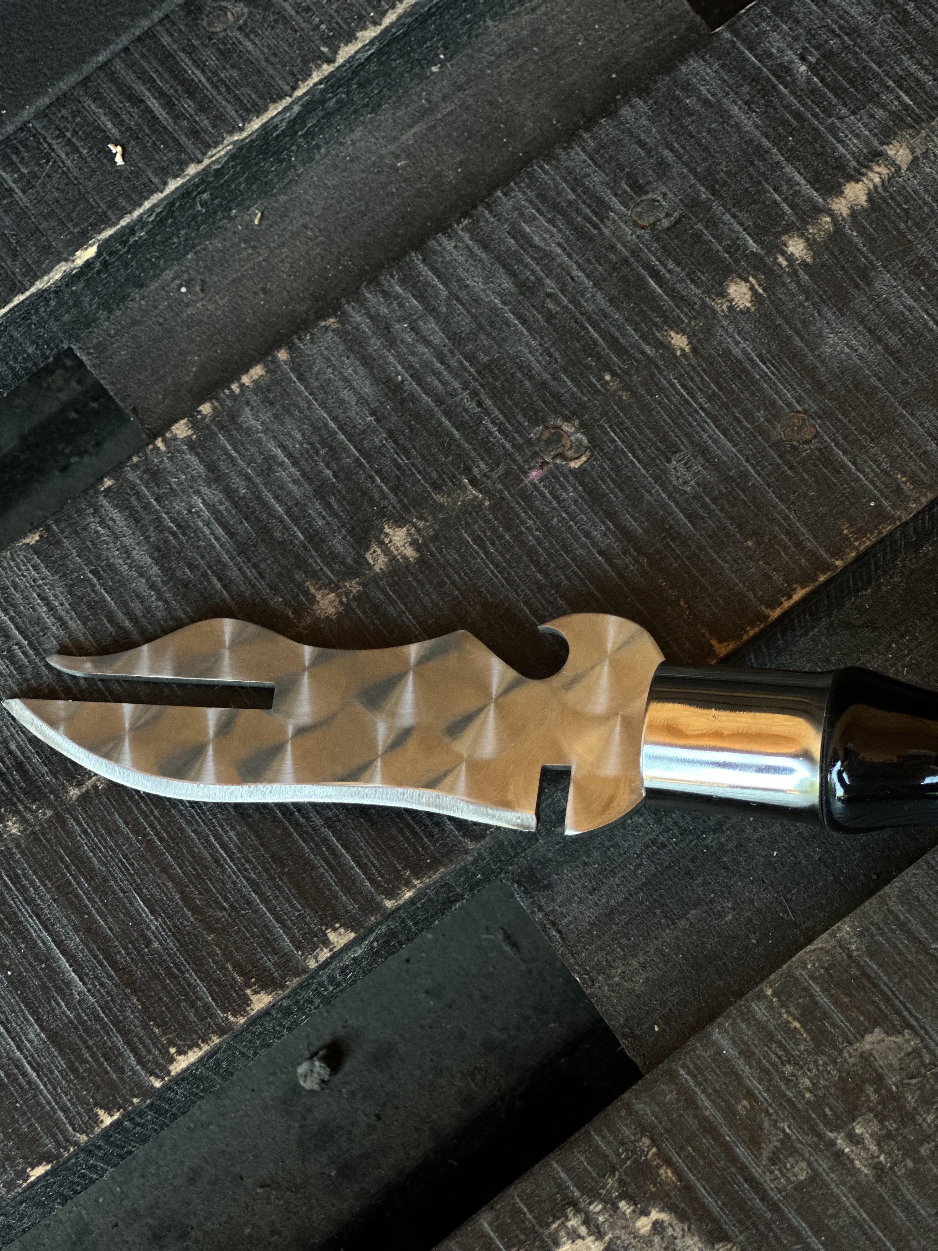 Ніж-виделка для зняття м'яса Reckless Vavilon преміум з дерев'яною ручкою 28х3 см - фото 8 Ніж-виделка для зняття м'яса Reckless Vavilon преміум з дерев'яною ручкою 28х3 см - фото 8