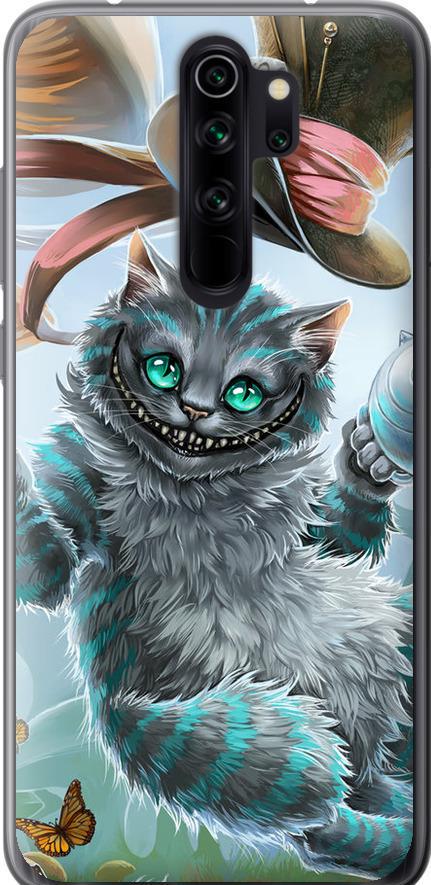 Чехол на Xiaomi Redmi Note 8 Pro Чеширский кот 2 (3993u-1783-42517)