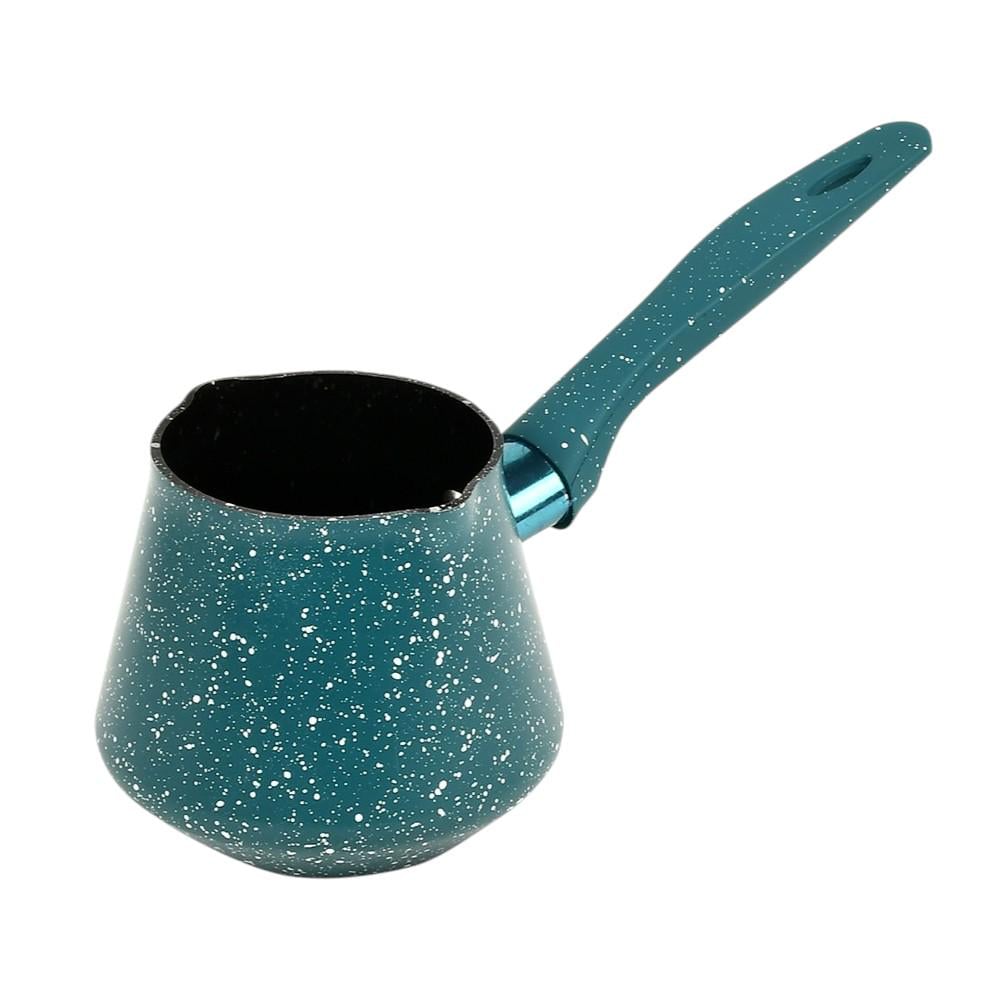 Турка антипригарна алюмінієва з носиком Stenson R32622-160 з бакелітовою ручкою 350 мл Бірюзовий (f774c5e0)