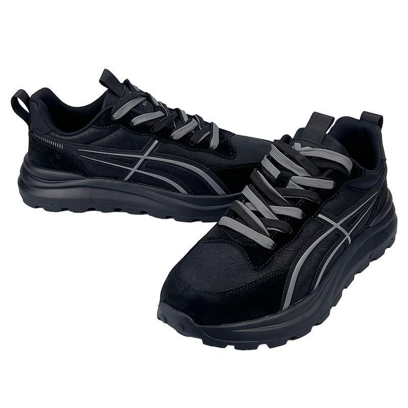 Чоловічі кросівки комбіновані шкіра 106615-1 p. 46 28,5 см Чорний - фото 2 Чоловічі кросівки комбіновані шкіра 106615-1 p. 46 28,5 см Чорний - фото 2