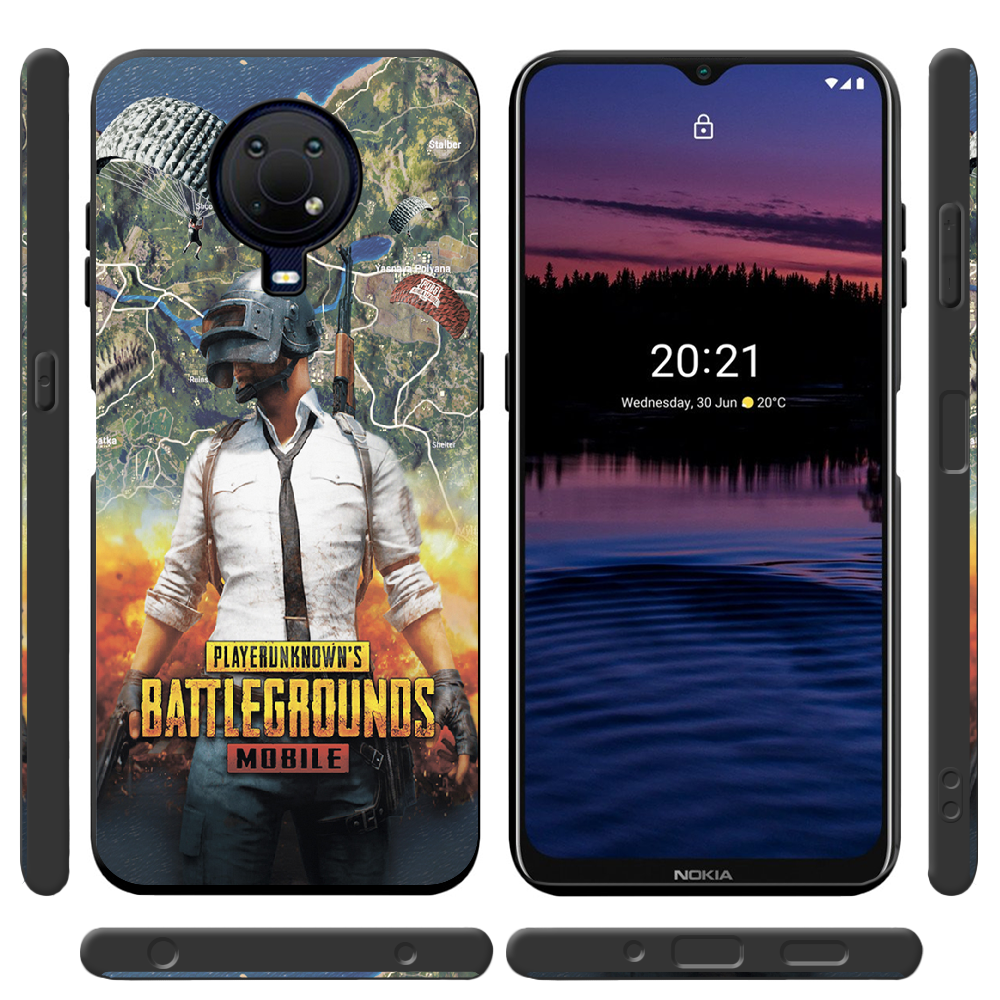 Чехол BoxFace Nokia G20 PUBG Mobile Черный силикон (42373-up2309-42880) - фото 2