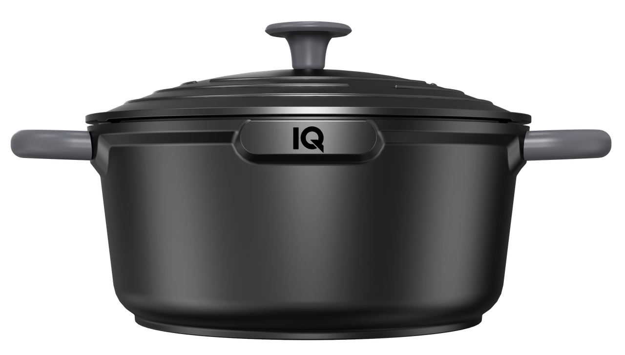 Каструля IQ Be Creative з кришкою антипригарна 4,2 л 24 см (IQ-2047-24) - фото 3 Каструля IQ Be Creative з кришкою антипригарна 4,2 л 24 см (IQ-2047-24) - фото 3