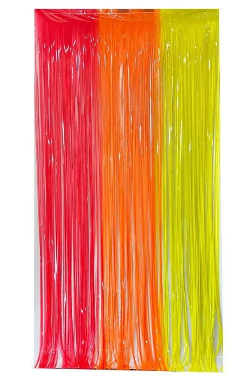 Дощик для фотозони флуоресцентний неоновий 2x1 м Різнокольоровий (715320)