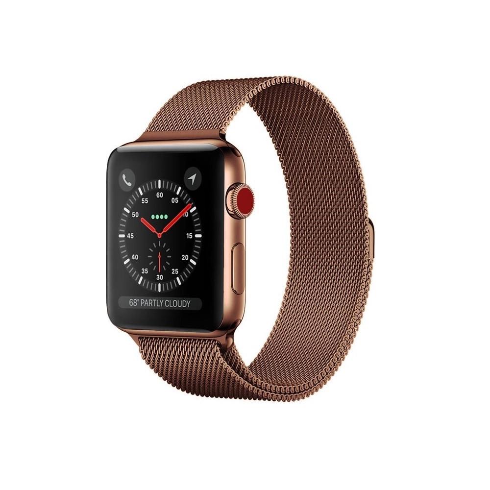 Ремешок для смарт-часов Milanese loop steel bracelet Apple watch 38/40 мм Bronze (1374322806)