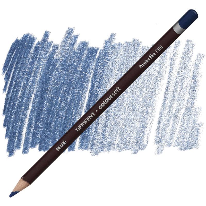 Олівець кольоровий Derwent Coloursoft С310 Пруський синій (700983)