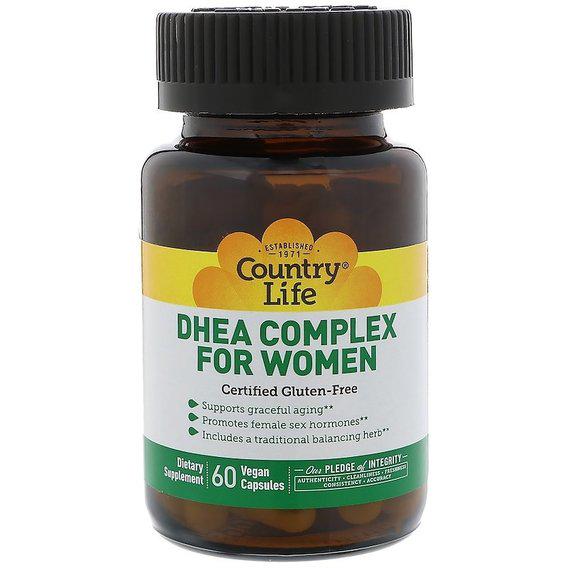 ДГЕА Country Life DHEA Complex For Women 60 Caps (CLF-01674)