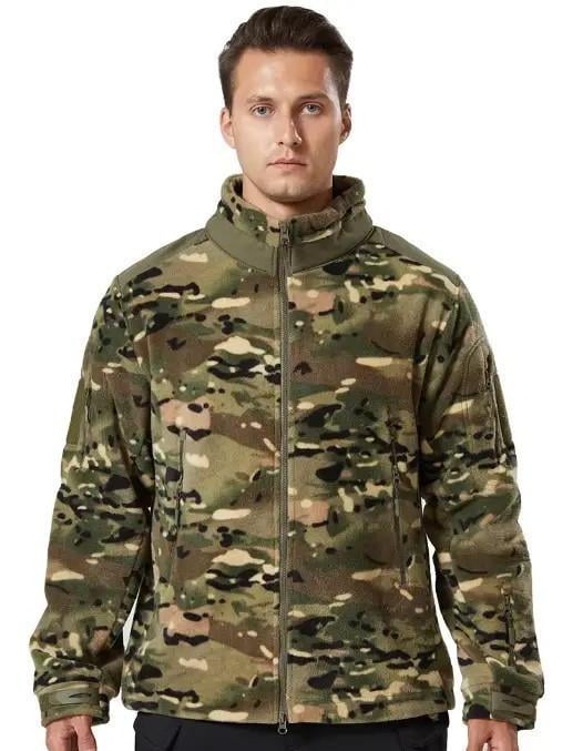 Куртка флісова для осені та зими Solve Woodland 2XL (KT6000606) - фото 1 Куртка флісова для осені та зими Solve Woodland 2XL (KT6000606) - фото 1