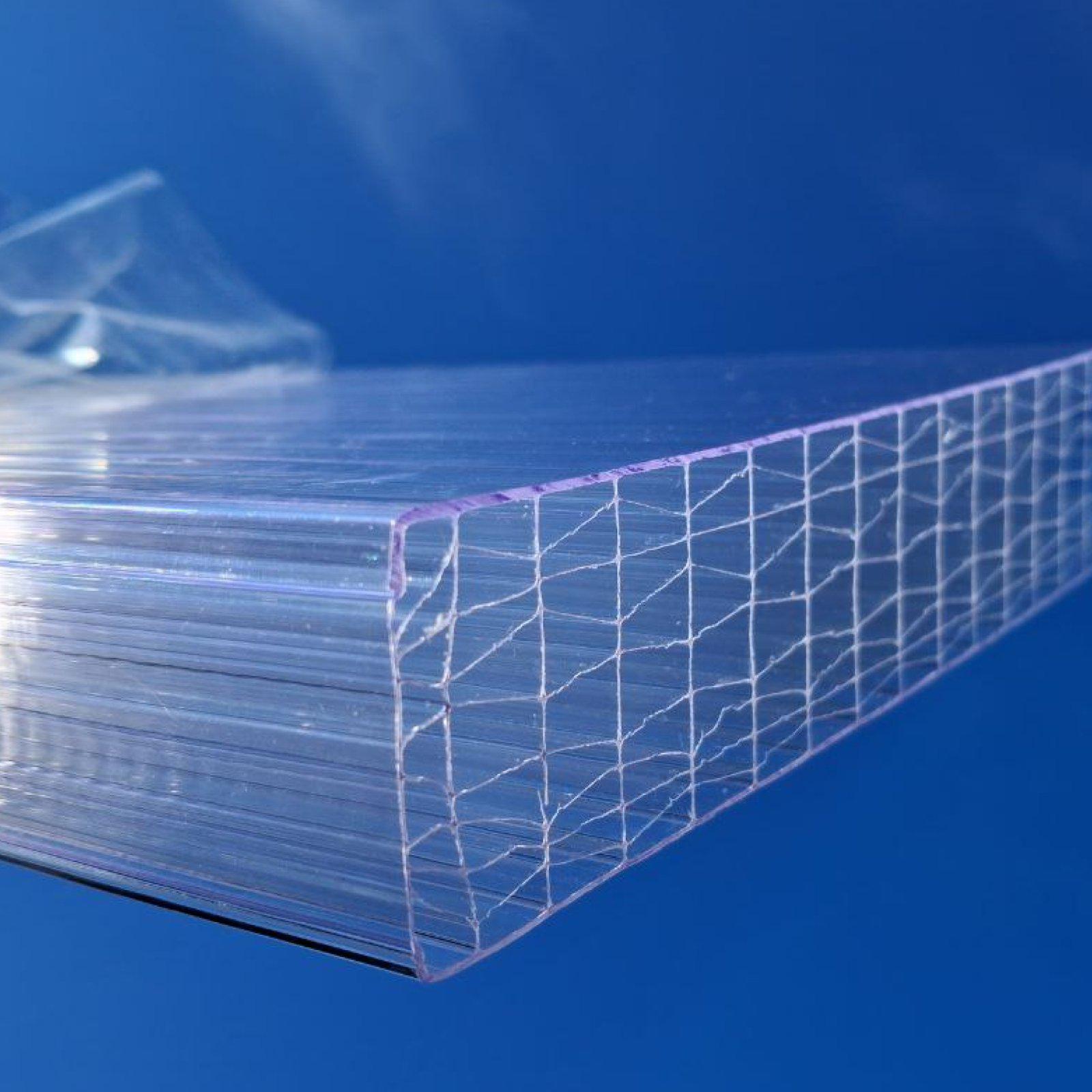 Поликарбонат сотовый BAUGLAS ST LONGLIFE 40 мм 10 энергосберегающий стенок 2100x9000 мм Прозрачный (14281) Поликарбонат сотовый BAUGLAS ST LONGLIFE 40 мм 10 энергосберегающий стенок 2100x9000 мм Прозрачный (14281)