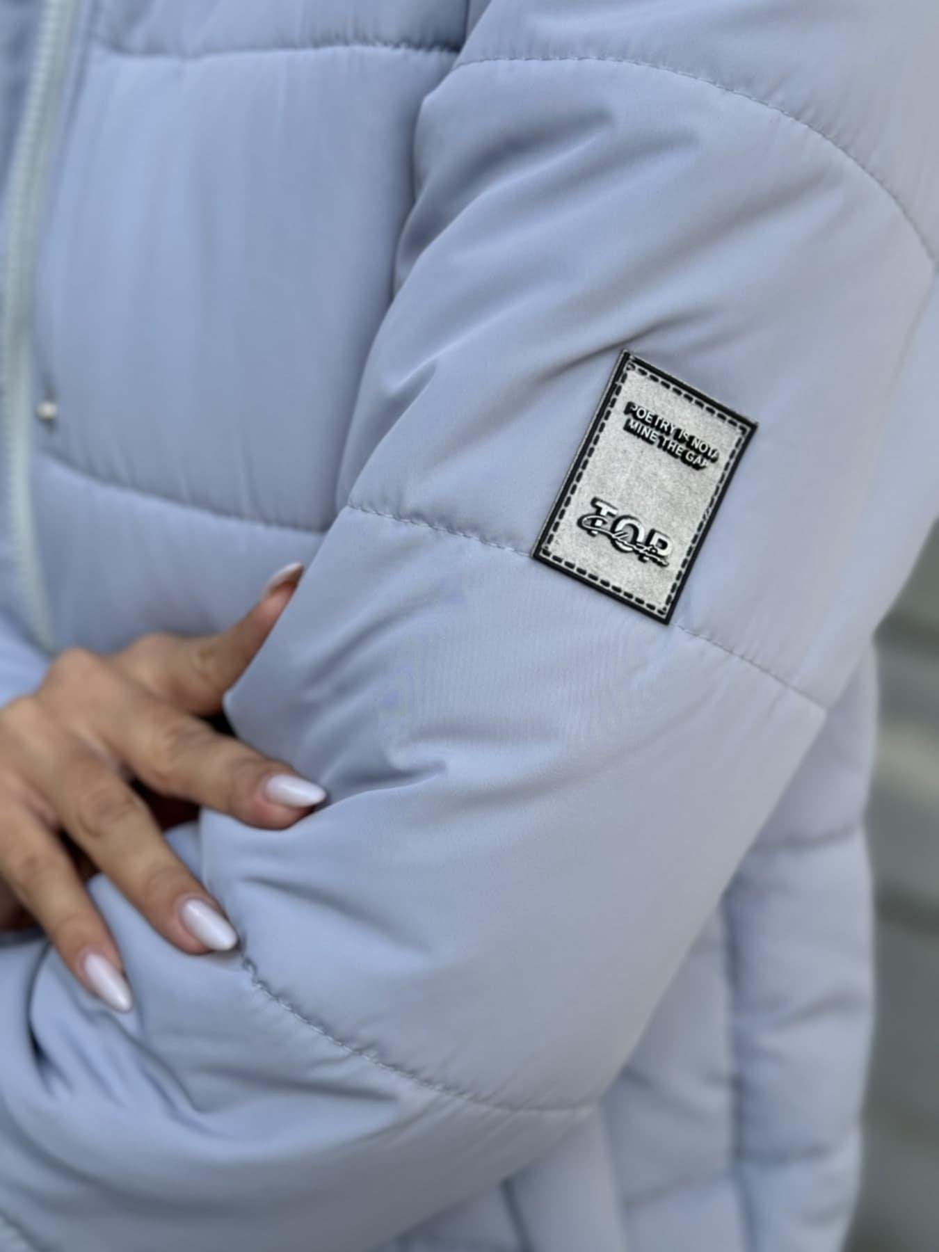 Куртка жіноча тепла з капюшоном GO-IN 270g р. 46 Сірий - фото 4 Куртка жіноча тепла з капюшоном GO-IN 270g р. 46 Сірий - фото 4