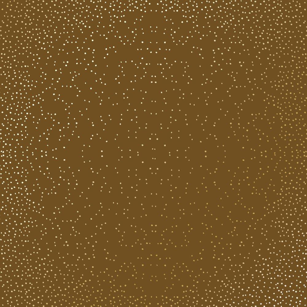 Лист бумаги односторонний Golden Mini Drops с фольгированием 30,5х30,5 см Milk Chocolate