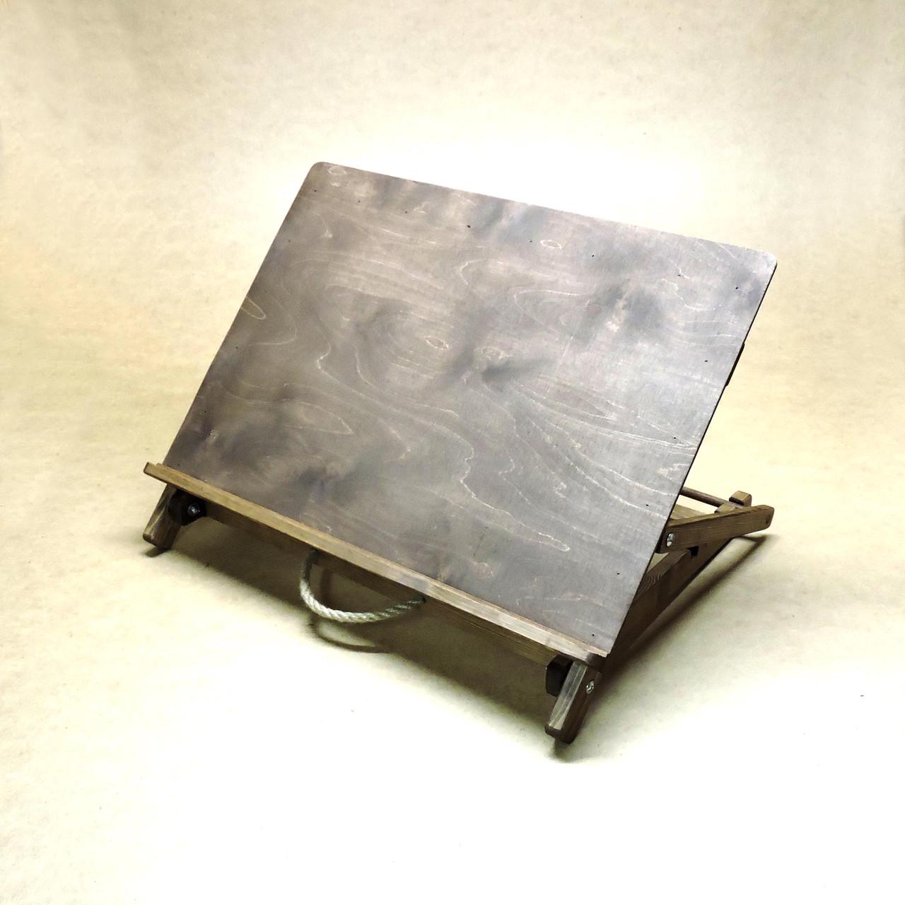 Мольберт из дерева Пикассо А2 настольный раскладной Капучино (МЛБ-000202) - фото 6 Мольберт из дерева Пикассо А2 настольный раскладной Капучино (МЛБ-000202) - фото 6