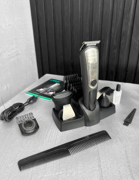 ᐉ Машинка для стрижки VGR V-105 5в1 з дисплеєм LED (0068