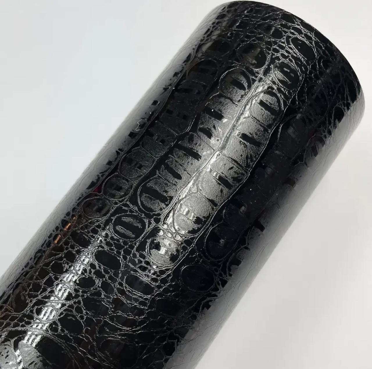 Вінілова авто-плівка 3D під шкіру крокодила самоклеюча 50x150 см (1945940748)