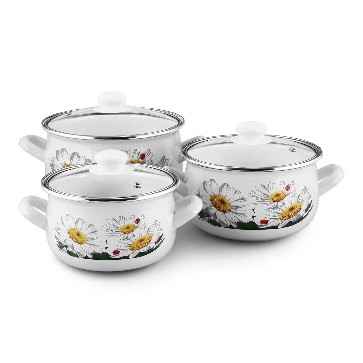 Набір каструль Interos Юліанна 6 предметів (2993) Набір каструль Interos Юліанна 6 предметів (2993)