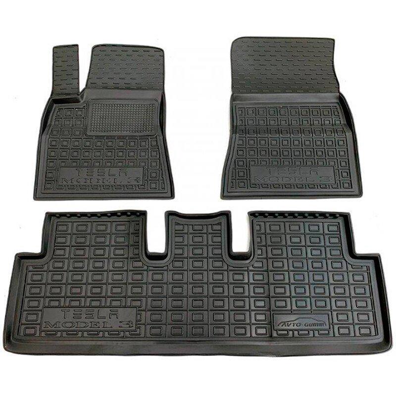 Коврики автомобильные AVTO-Gumm Tesla Model 3 17-22 Черный (11795) Коврики автомобильные AVTO-Gumm Tesla Model 3 17-22 Черный (11795)
