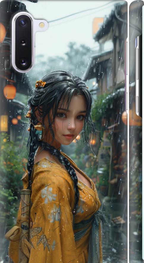 Чехол на Samsung Galaxy Note 10 Anime-girl (6133m-1718-42517)