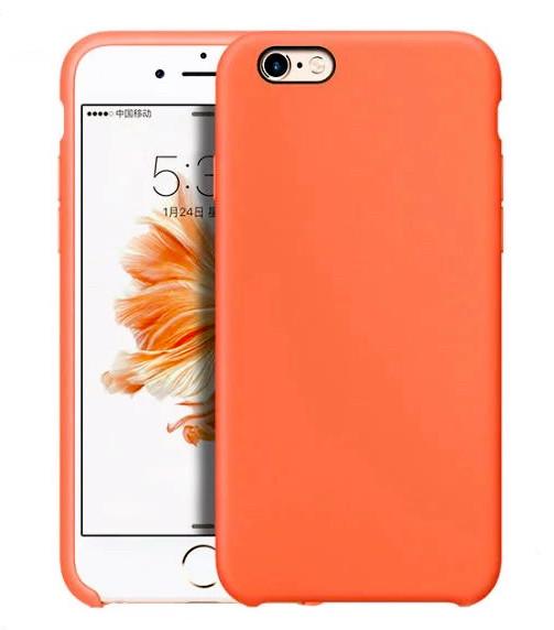 Чохол-накладка Hoco Premium Silicone Case for iPhone 6/6S, Orange Чохол-накладка Hoco Premium Silicone Case for iPhone 6/6S, Orange