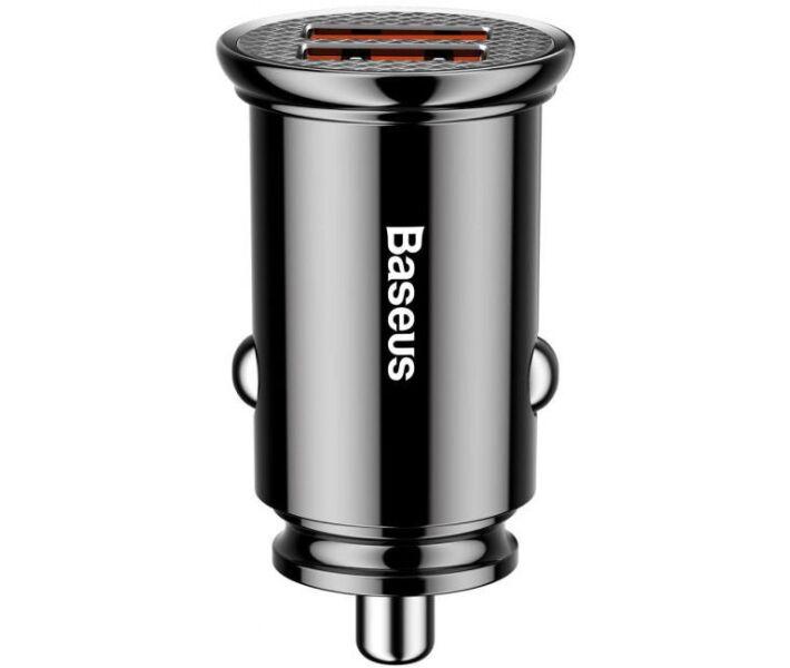 Автомобильное зарядное устройство Baseus Circular 2xUSB PPS 5A (CCALL-YD01) Black - фото 4 Автомобильное зарядное устройство Baseus Circular 2xUSB PPS 5A (CCALL-YD01) Black - фото 4