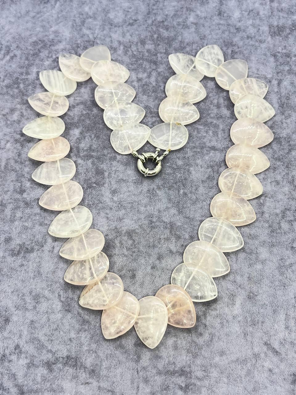 Бусы кварц 64 см Разноцветный (10134)