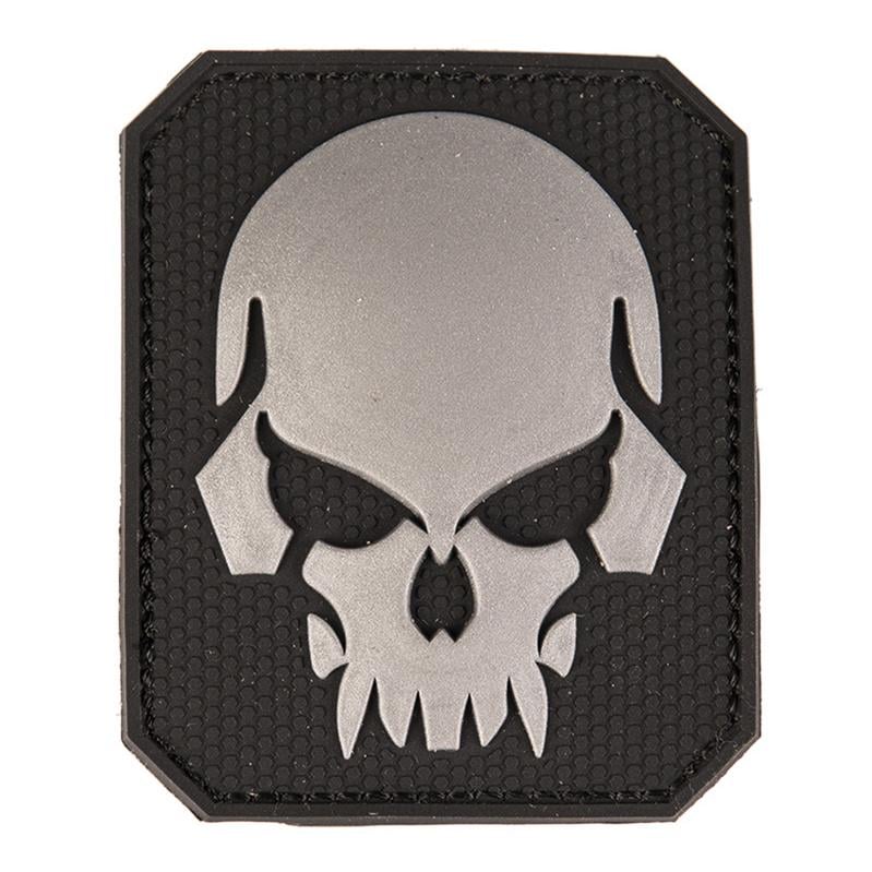Шеврон Mil-Tec Skull PVC Black