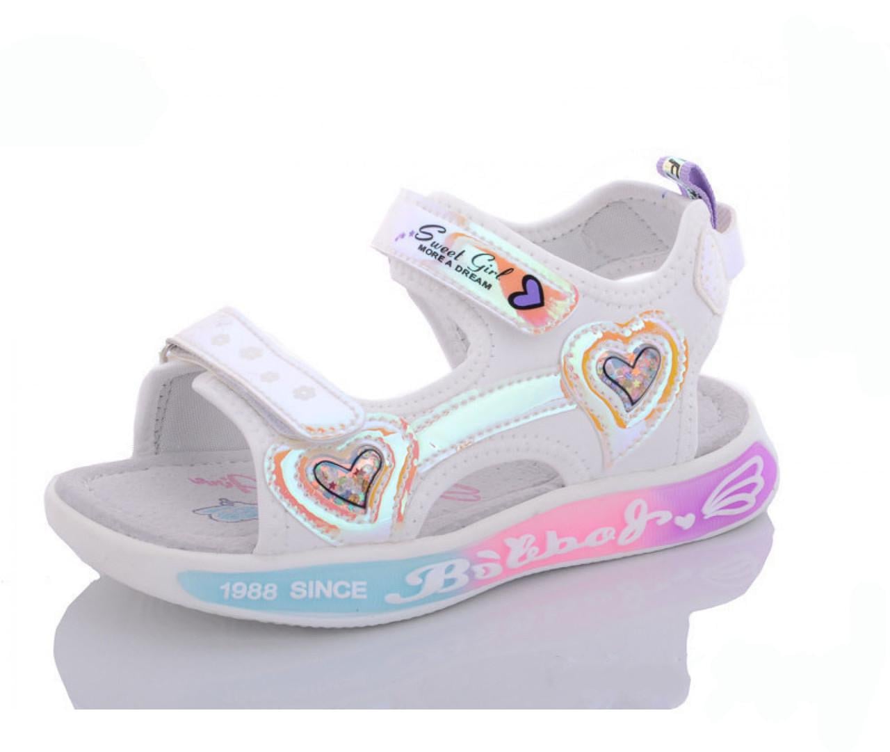 Босоножки для девочек GIRNAIVE N7171A/30 р. 30 Белый