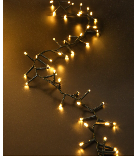 Гирлянда новогодняя светодиодная VALESO Фейерверк многорежимная зеленая проволока 2,3 м 200 шт. теплый свет (LKS5010)