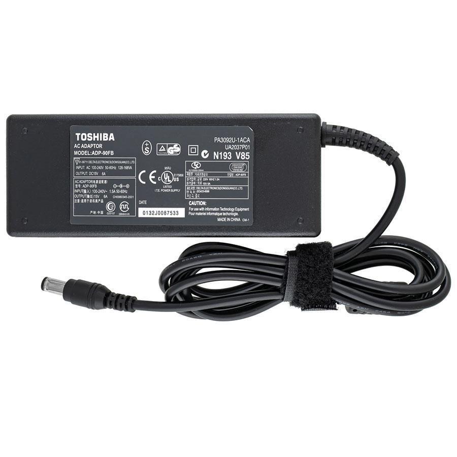 Блок питания для ноутбука Toshiba без кабеля 15V 6A 90W 6,3х3,0 мм 3 hole Black (216576)