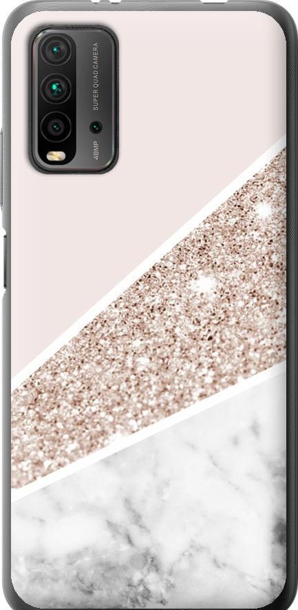 Чехол на Xiaomi Redmi 9T Пастельный мрамор (4342t-2257-42517)