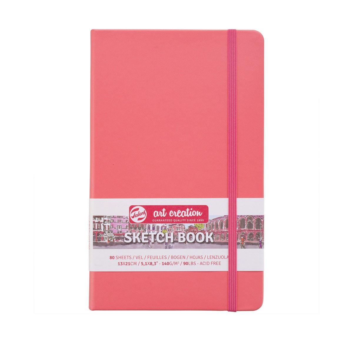 Альбом для графіки Royal Talens Art Creation тверда обкладинка 140 г/кв. м 80 арк. 13x21 см Coral (9314312M)