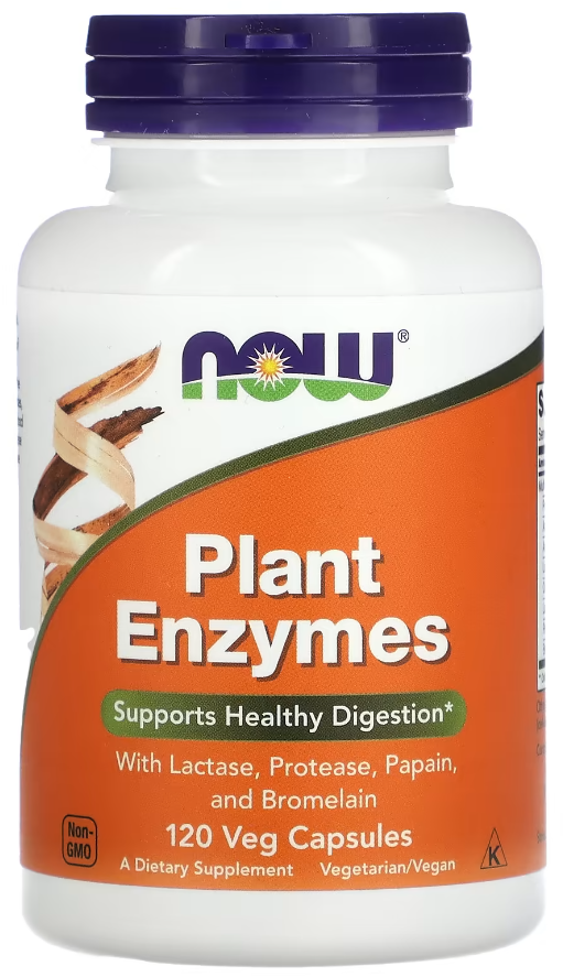 Комплекс Растительные ферменты Now Foods Plant Enzymes 120 вегетарианских капсул