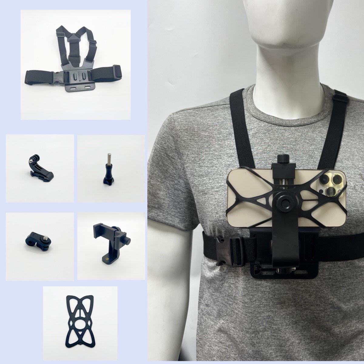 Крепление на грудь для телефона и экшн-камер GoPro поворотное со страховкой (2609290426) - фото 2 Крепление на грудь для телефона и экшн-камер GoPro поворотное со страховкой (2609290426) - фото 2