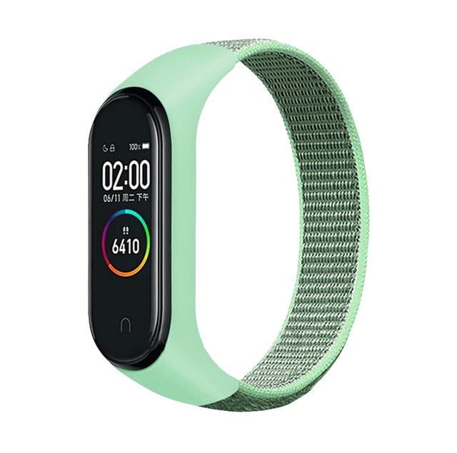 Ремінець Nylon Style BeCover для Xiaomi Mi Smart Band 5 Mint (705426)