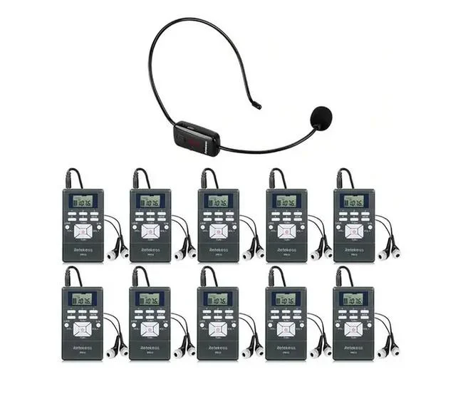 Система радіогід 1 передавач 5 приймачів TR503 та 5 FM радіо (1994599475)