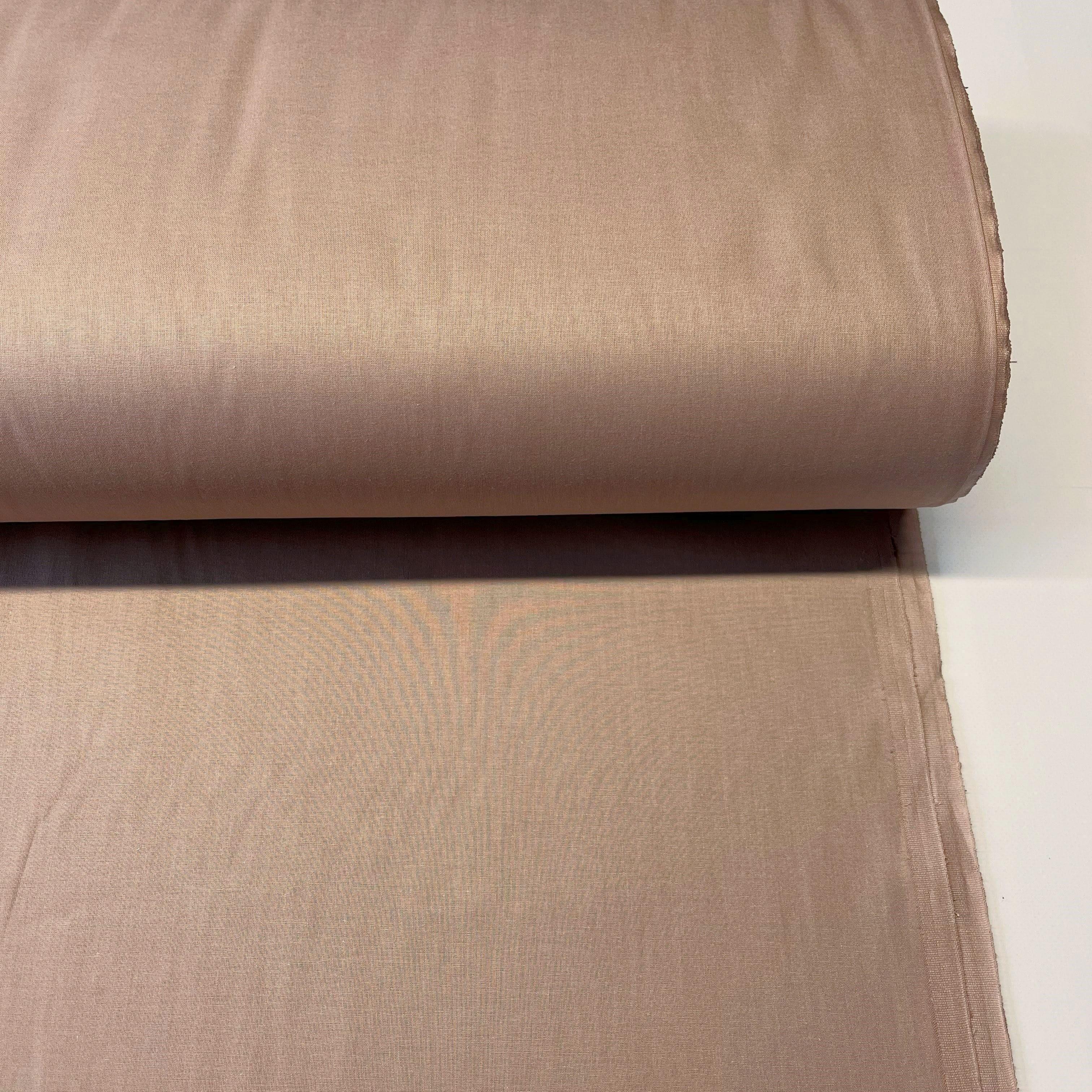 Ткань для постельного белья ранфорс однотонная 240 см Коричневый (SB-121)