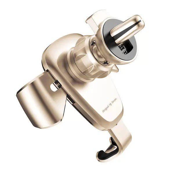 Автомобильный держатель для телефона BASEUS Gravity Car Mount Gold (SUYL-0V) - фото 6 Автомобильный держатель для телефона BASEUS Gravity Car Mount Gold (SUYL-0V) - фото 6