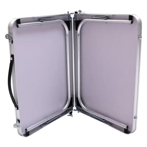 Стіл складаний туристичний для кемпінгу з МДФ та алюмінієвого каркасу 60х40х25,5 см Чорний (147-107-JY-6040) - фото 5 Стіл складаний туристичний для кемпінгу з МДФ та алюмінієвого каркасу 60х40х25,5 см Чорний (147-107-JY-6040) - фото 5